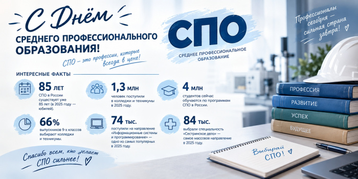 С Днём среднего профессионального образования!